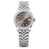 Rolex 278384rbr-0020 Datejust 31mm Stainless Steel - White Gold Diamond Jubilee Dark Grey Dial Watch