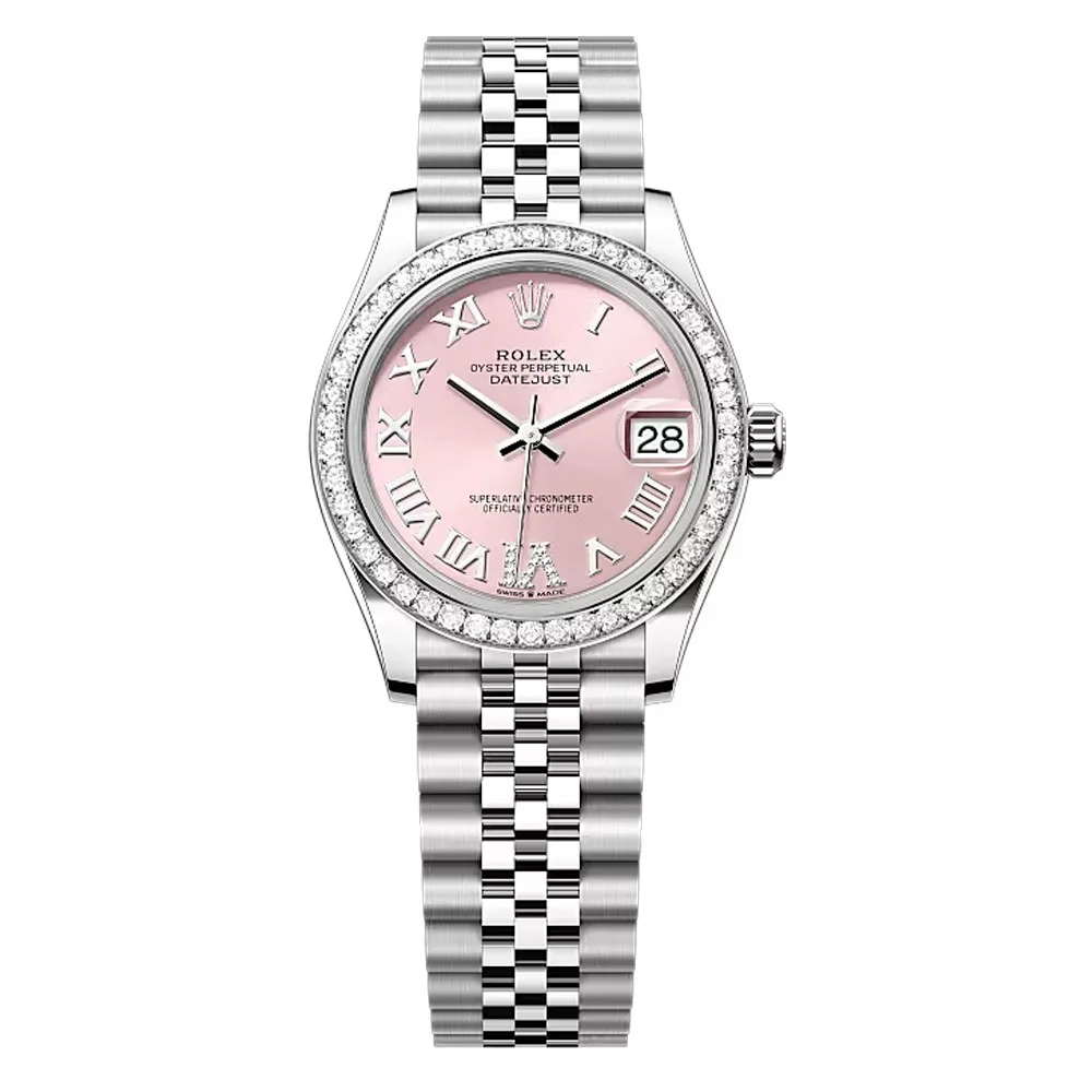 Rolex 278384rbr-0028 Datejust 31mm Stainless Steel - White Gold Diamond Jubilee Pink Diamond-set Dial Watch 3 Rolex 278384rbr-0028 Datejust 31mm Stainless Steel - White Gold Diamond Jubilee Pink Diamond-set Dial Watch