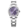 Rolex 278384rbr-0029 Datejust 31mm Stainless Steel - White Gold Diamond Oyster Aubergine Diamond-set Dial Watch 1 Rolex 278384rbr-0029 Datejust 31mm Stainless Steel - White Gold Diamond Oyster Aubergine Diamond-set Dial Watch
