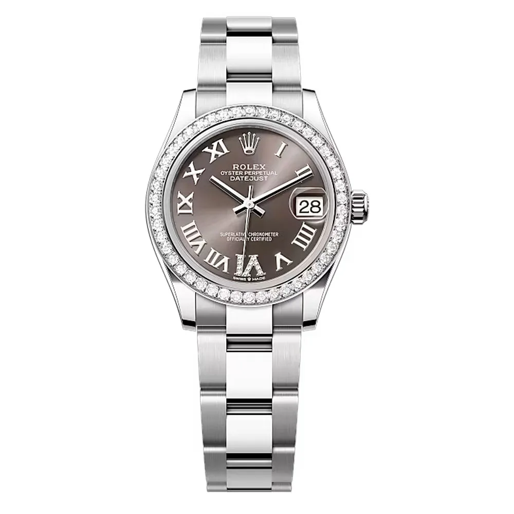 Rolex 278384rbr-0031 Datejust 31mm Stainless Steel - White Gold Diamond Oyster Dark Grey Diamond-set Dial Watch 3 Rolex 278384rbr-0031 Datejust 31mm Stainless Steel - White Gold Diamond Oyster Dark Grey Diamond-set Dial Watch