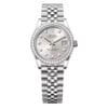 Rolex 278384rbr-0034 Datejust 31mm Stainless Steel - White Gold Diamond Jubilee Silver Diamond-set Dial Watch