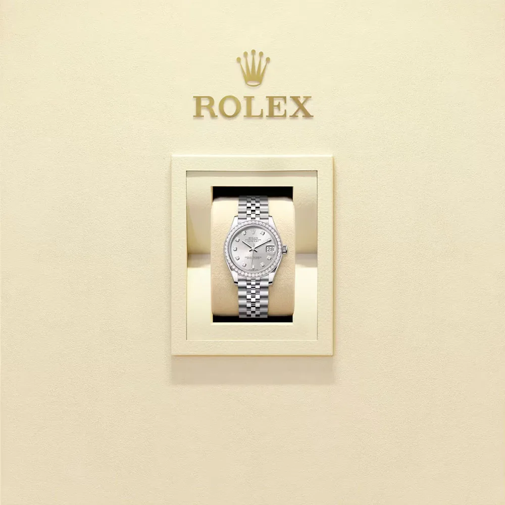 Rolex 278384rbr-0034 Datejust 31mm Stainless Steel - White Gold Diamond Jubilee Silver Diamond-set Dial Watch 4 Rolex 278384rbr-0034 Datejust 31mm Stainless Steel - White Gold Diamond Jubilee Silver Diamond-set Dial Watch - Image 2