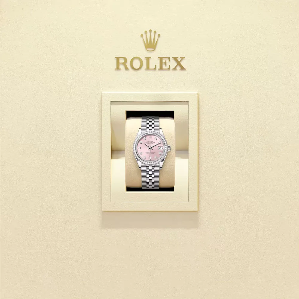 Rolex 278384rbr-0036 Datejust 31mm Stainless Steel - White Gold Diamond Jubilee Pink Diamond-set Dial Watch 4 Rolex 278384rbr-0036 Datejust 31mm Stainless Steel - White Gold Diamond Jubilee Pink Diamond-set Dial Watch - Image 2