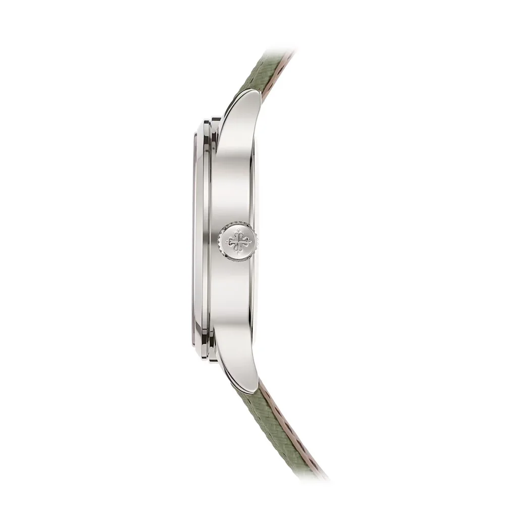 Patek Philippe 5524G-010 Calatrava Pilot Travel Time Ivory Dial White Gold Watch - Image 2