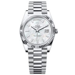 Rolex Day-Date 228236-0026 Mother of Pearl Dial 40mm Platinum Men's Watch