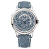 Patek Philippe 5330G-001 World Time Date Blue Dial White Gold Watch