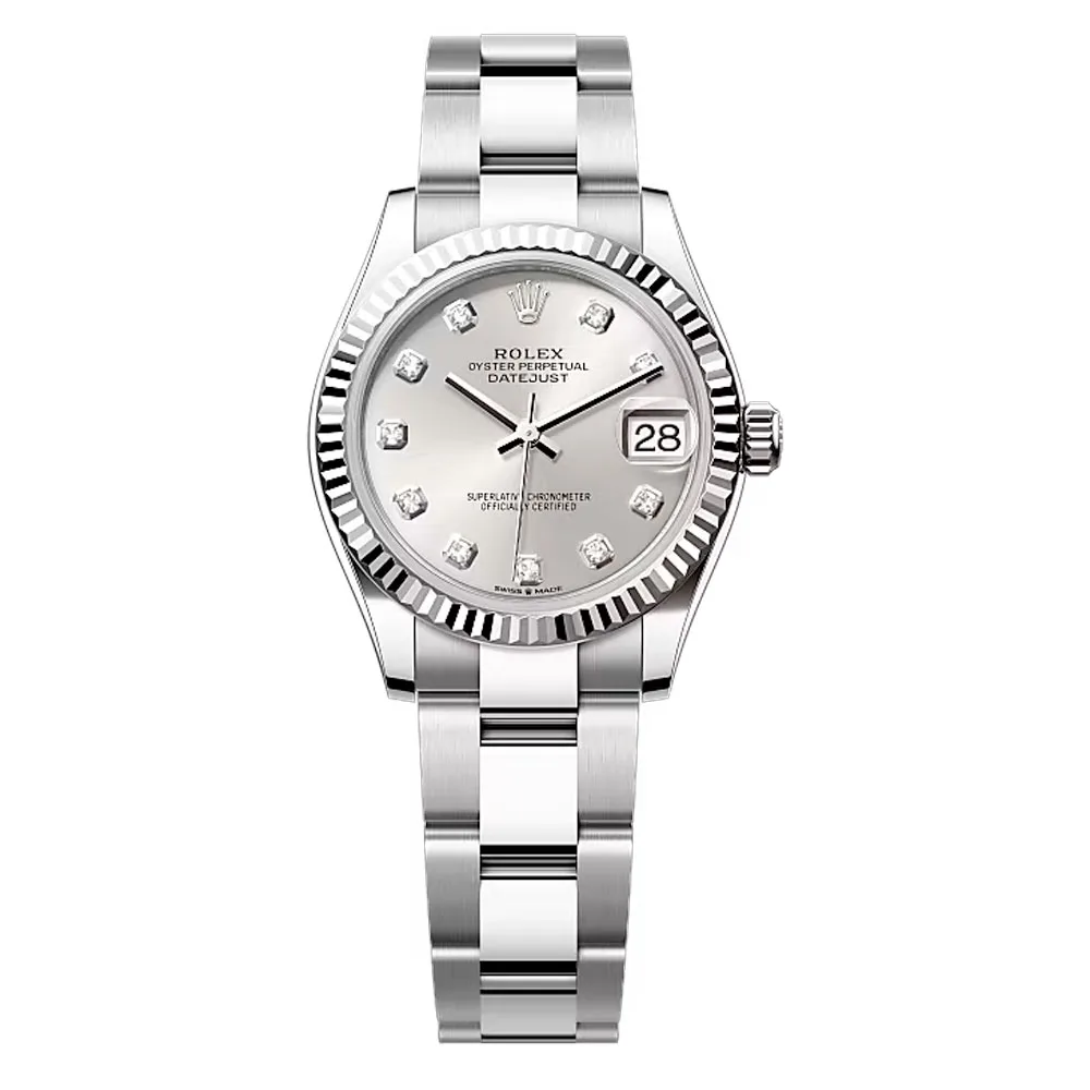 Rolex 278274-0029 Datejust 31mm Stainless Steel - White Gold Oyster Silver Diamond-set Dial Watch 3 Rolex 278274-0029 Datejust 31mm Stainless Steel - White Gold Oyster Silver Diamond-set Dial Watch