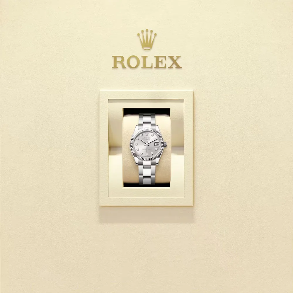 Rolex 278274-0029 Datejust 31mm Stainless Steel - White Gold Oyster Silver Diamond-set Dial Watch 4 Rolex 278274-0029 Datejust 31mm Stainless Steel - White Gold Oyster Silver Diamond-set Dial Watch - Image 2