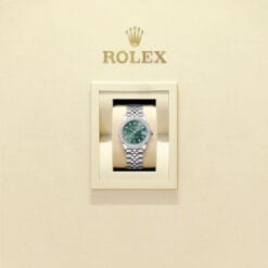 Rolex 278384rbr-0022 Datejust 31mm Stainless Steel - White Gold Diamond Jubilee Mint Green Dial Watch 5 Rolex 278384rbr-0022 Datejust 31mm Stainless Steel - White Gold Diamond Jubilee Mint Green Dial Watch - Image 2