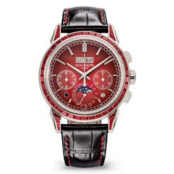 Patek Philippe 5271/12P-010 Chronograph Perpetual Calendar Platinum - Ruby Red Dial Watch