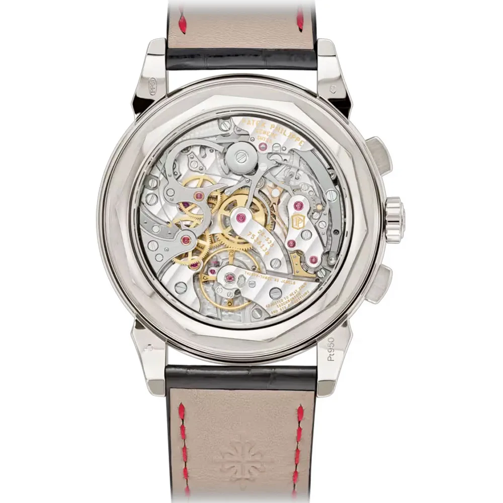 Patek Philippe 5271/12P-010 Chronograph Perpetual Calendar Platinum - Ruby Red Dial Watch 4 Patek Philippe 5271/12P-010 Chronograph Perpetual Calendar Platinum - Ruby Red Dial Watch - Image 2