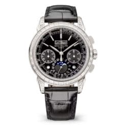 Patek Philippe 5271P-010 Chronograph Perpetual Calendar Platinum - Diamond Black Dial Watch