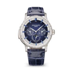Patek Philippe 5374/300P-001 Minute Repeater Perpetual Calendar Haute Joaillerie Platinum - Diamond Blue Dial Watch