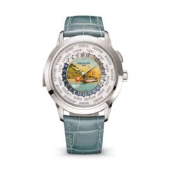 Patek Philippe 5531G-001 World Time Minute Repeater White Gold Lake Geneva Steamboat Dial Watch
