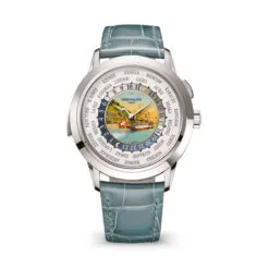 Patek Philippe 5531G-001 World Time Minute Repeater White Gold Lake Geneva Steamboat Dial Watch