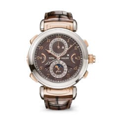 Patek Philippe 6300GR-001 Grandmaster Chime White Gold - Rose Gold Brown Dial Watch