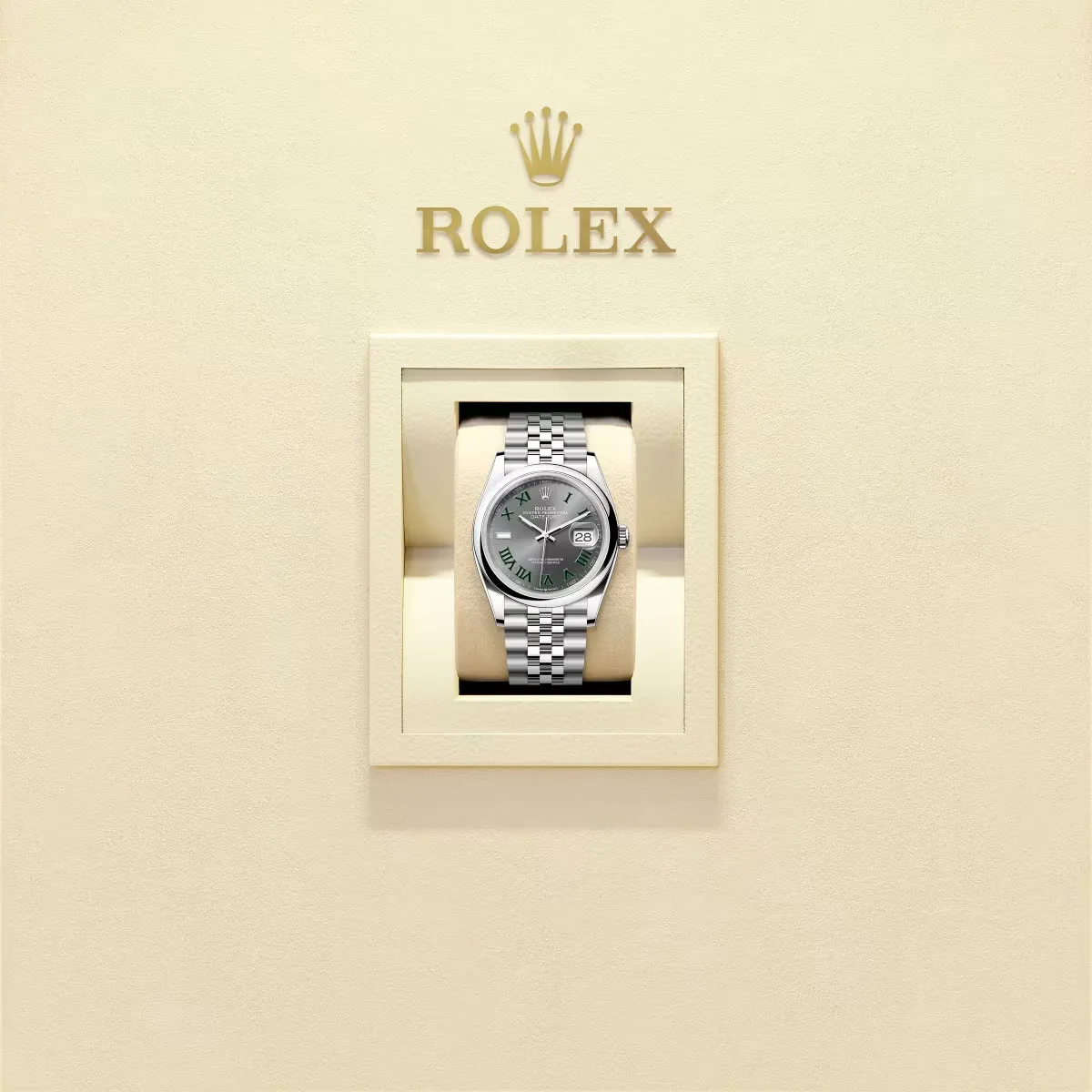 Rolex 126200-0017 Datejust 36mm Stainless Steel Jubilee Slate - Roman Dial Watch 4 Rolex 126200-0017 Datejust 36mm Stainless Steel Jubilee Slate - Roman Dial Watch - Image 2
