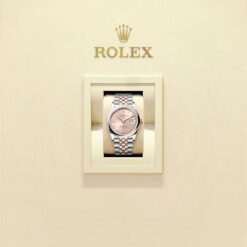 Rolex 126201-0027 Datejust 36mm Stainless Steel - Everose Gold Jubilee Rose Roman Diamond Dial Watch 5 Rolex 126201-0027 Datejust 36mm Stainless Steel - Everose Gold Jubilee Rose Roman Diamond Dial Watch - Image 2