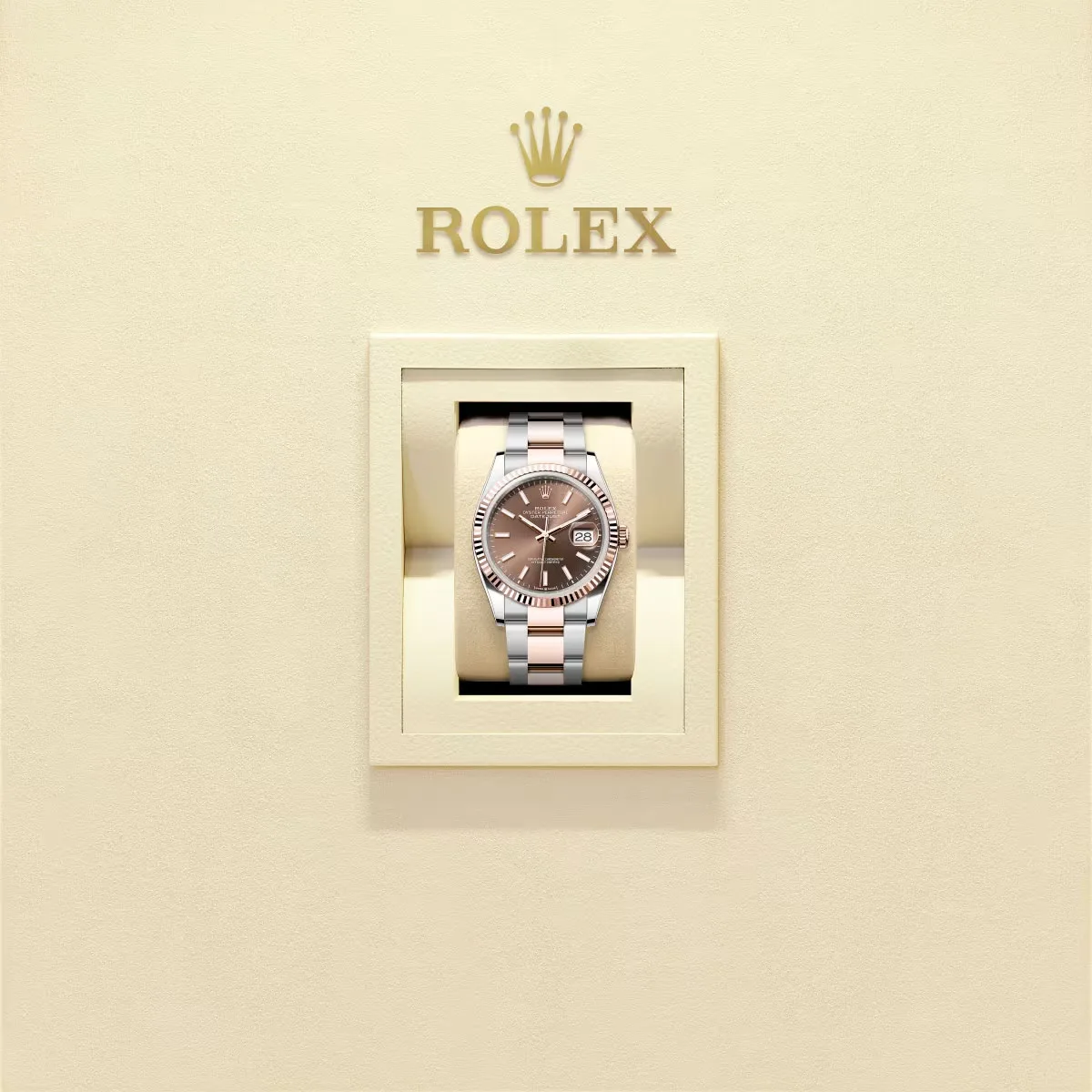 Rolex 126231-0044 Datejust 36mm Stainless Steel - Everose Gold Oyster Chocolate Dial Watch 4 Rolex 126231-0044 Datejust 36mm Stainless Steel - Everose Gold Oyster Chocolate Dial Watch - Image 2