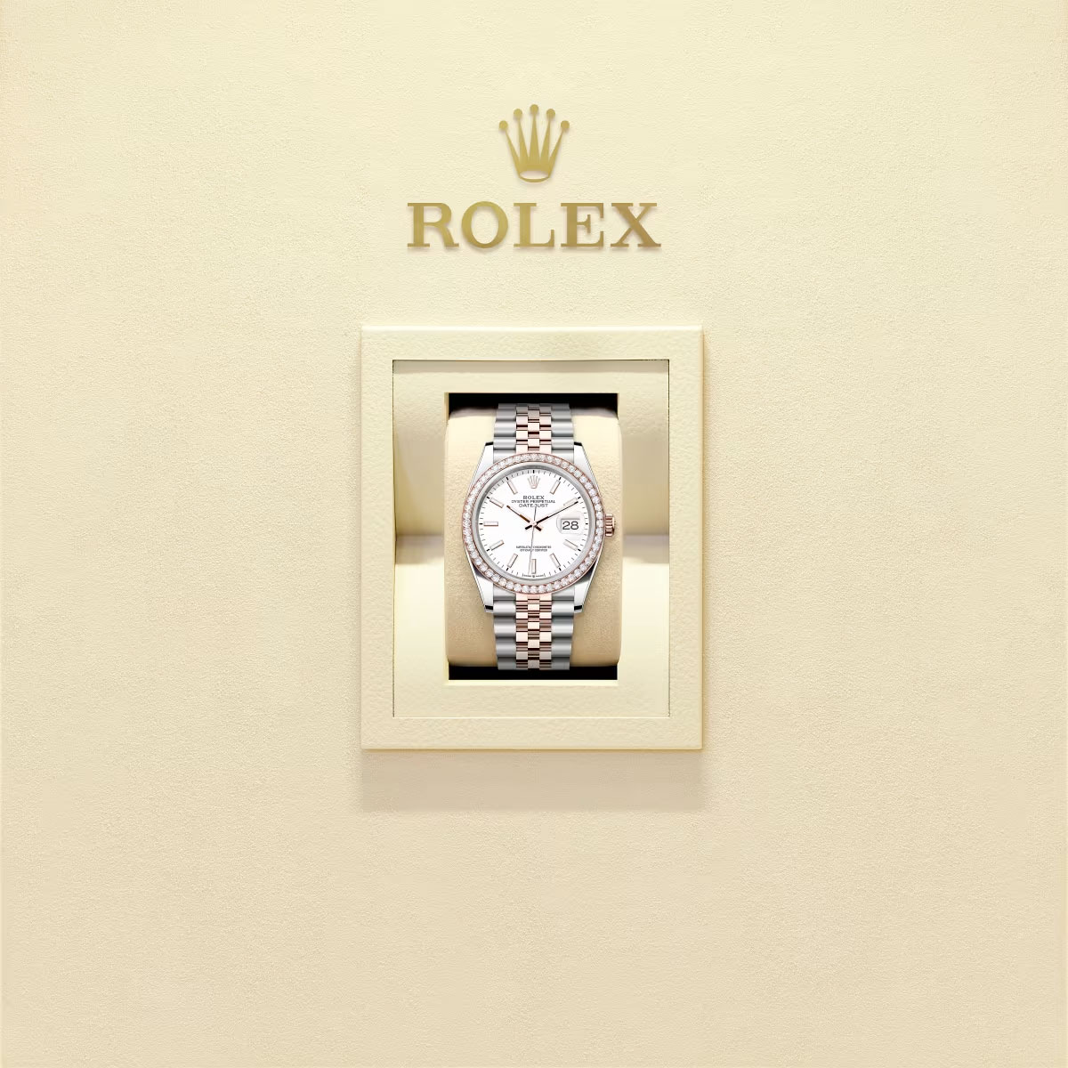 Rolex 126281rbr-0005 Datejust 36mm Stainless Steel - Everose Gold - Diamond Jubilee White Dial Watch 4 Rolex 126281rbr-0005 Datejust 36mm Stainless Steel - Everose Gold - Diamond Jubilee White Dial Watch - Image 2