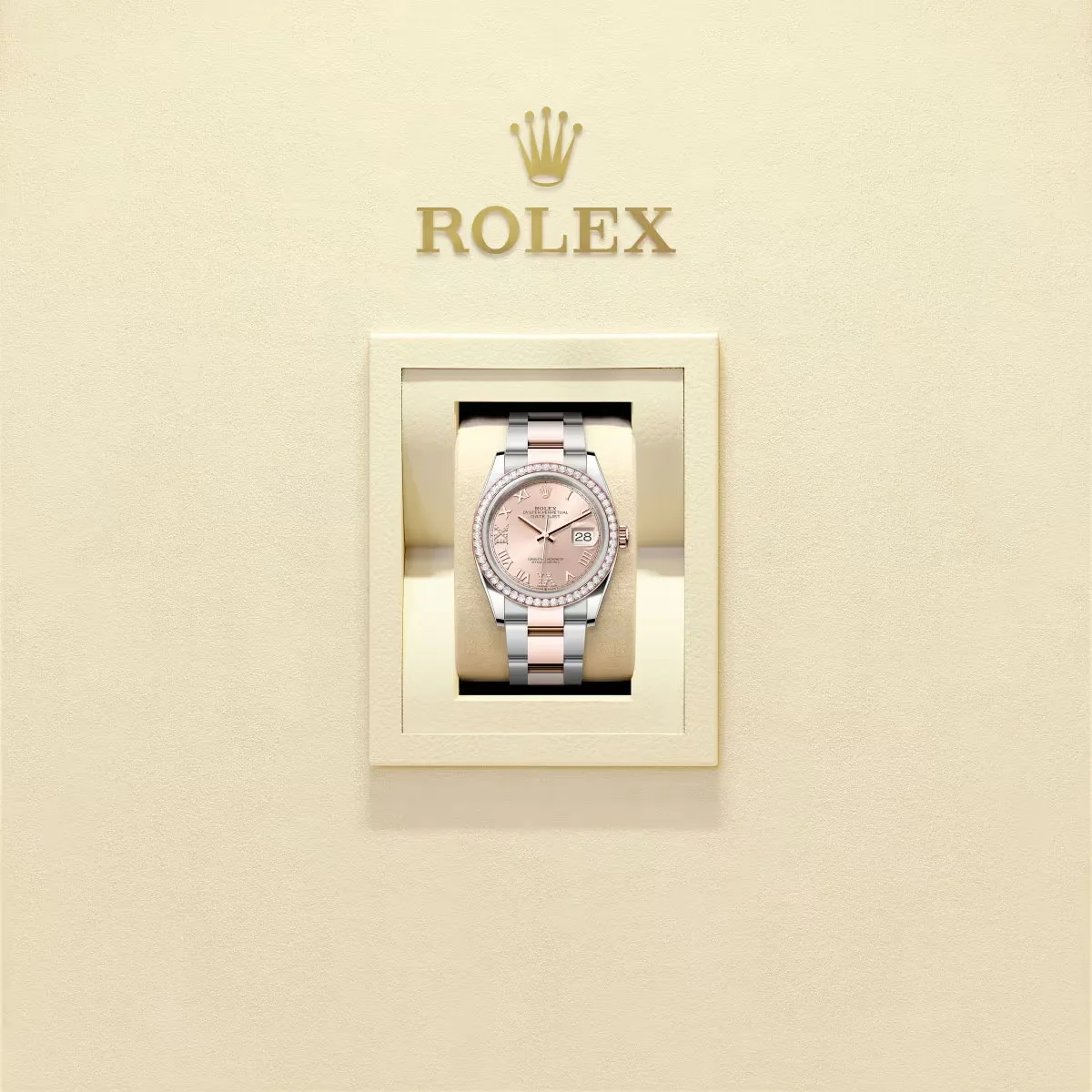 Rolex 126281rbr-0016 Datejust 36mm Stainless Steel - Everose Gold - Diamond Oyster Rose Roman Diamond Dial Watch 4 Rolex 126281rbr-0016 Datejust 36mm Stainless Steel - Everose Gold - Diamond Oyster Rose Roman Diamond Dial Watch - Image 2
