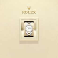 Rolex 126283rbr-0006 Datejust 36mm Stainless Steel - Yellow Gold - Diamond Oyster White Dial Watch - Image 2