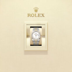 Rolex 126283rbr-0015 Datejust 36mm Stainless Steel - Yellow Gold - Diamond Jubilee White Roman Dial Watch - Image 2