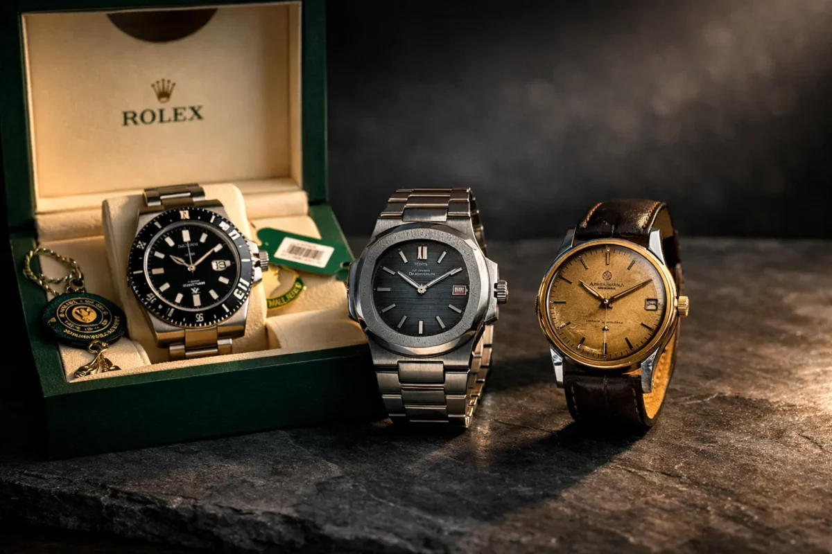 The Difference Between New Pre Owned and Vintage Luxury Watches