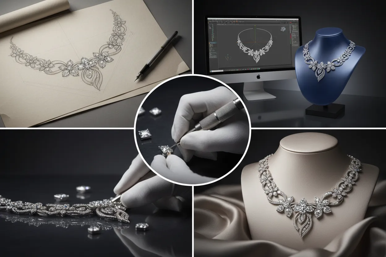 Custom necklace by Mio Jewelry