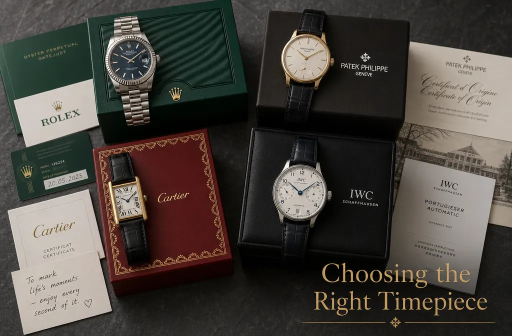 Gifting a luxury watch set