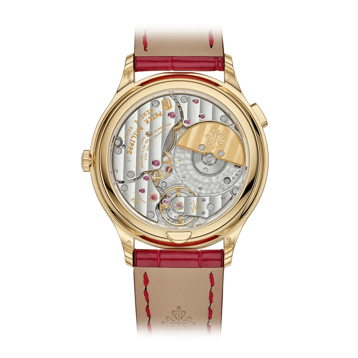 Patek Philippe 7129J-001 World Time 38mm Yellow Gold Carmine Red Dial Watch 5 Patek Philippe 7129J-001 World Time 38mm Yellow Gold Carmine Red Dial Watch - Image 3