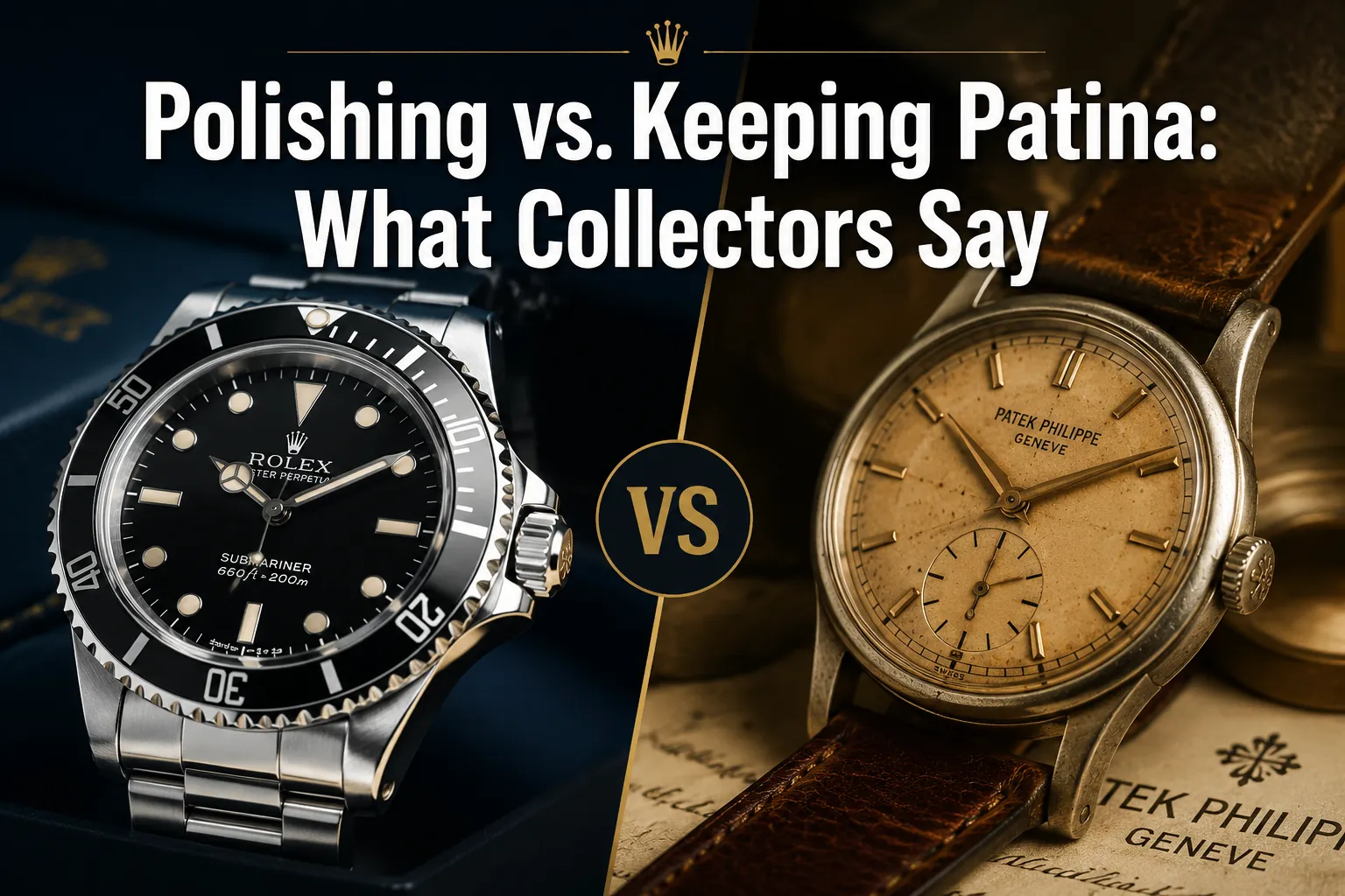 Polishing vs. keeping patina