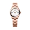 Rolex 276205-0002 Oyster Perpetual 28mm Everose Gold White Dial Watch