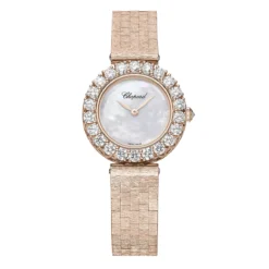 Chopard 10A178-5301 L'Heure du Diamant Round 26mm Rose Gold Diamond Watch