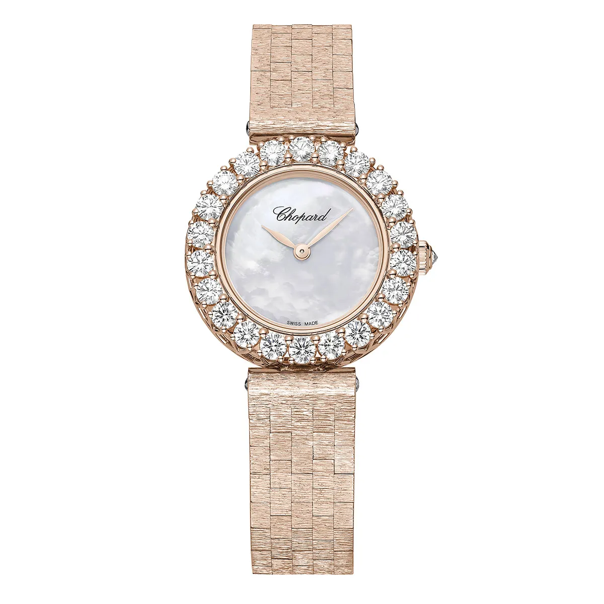 Chopard 10A178-5301 L'Heure du Diamant Round 26mm Rose Gold Diamond Watch 3 Chopard 10A178-5301 L'Heure du Diamant Round 26mm Rose Gold Diamond Watch