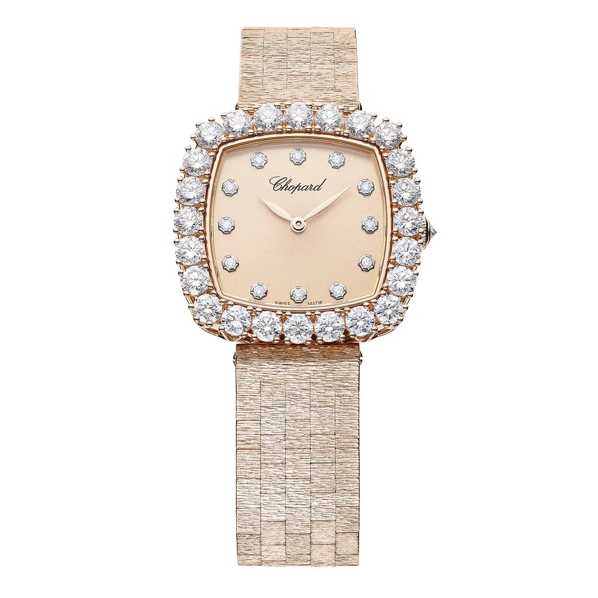 Chopard 10A386-5107 L'Heure du Diamant 30mm Rose Gold Diamond Watch 3 Chopard 10A386-5107 L'Heure du Diamant 30mm Rose Gold Diamond Watch
