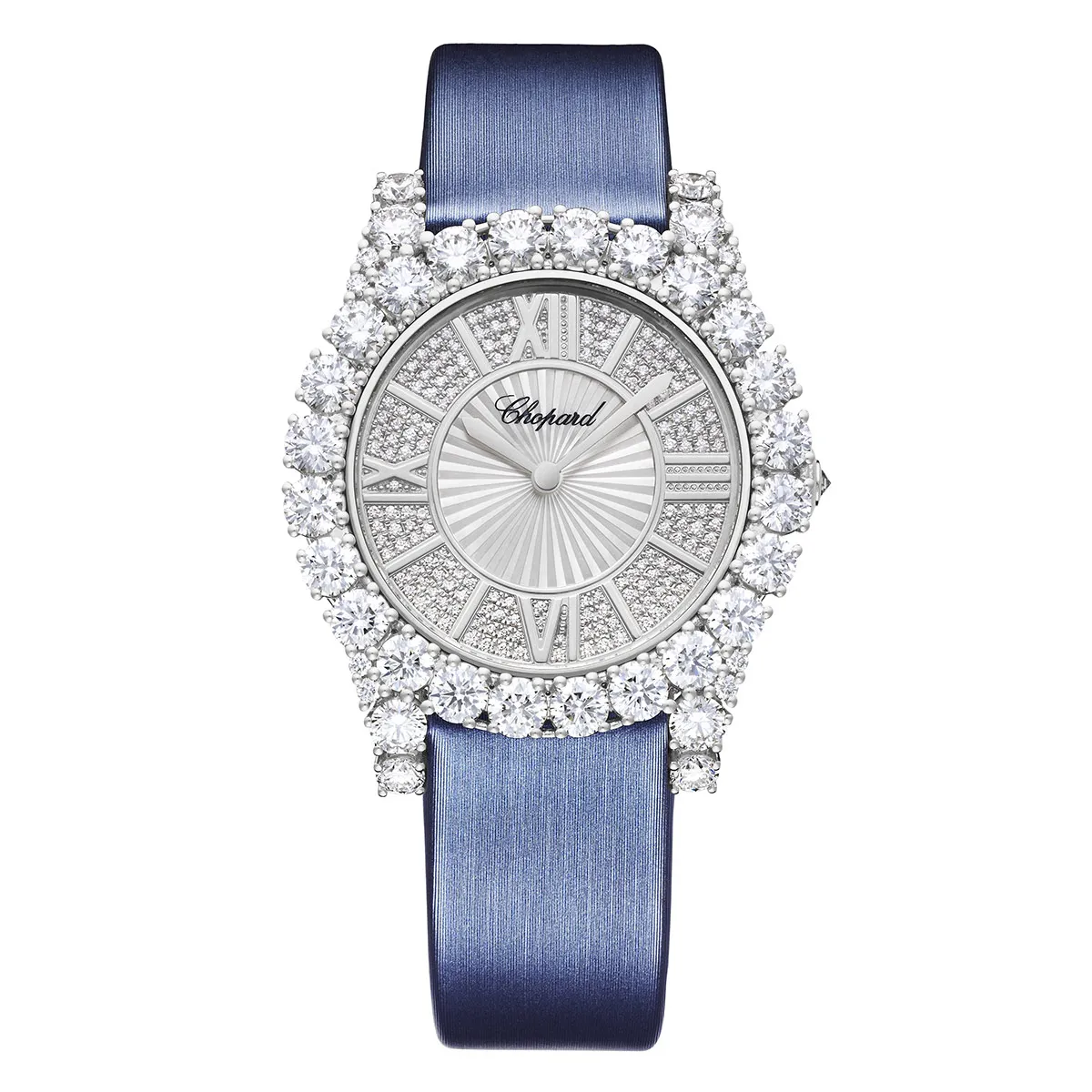 Chopard 139419-1601 L'Heure du Diamant Medium White Gold Diamond Watch 3 Chopard 139419-1601 L'Heure du Diamant Medium White Gold Diamond Watch