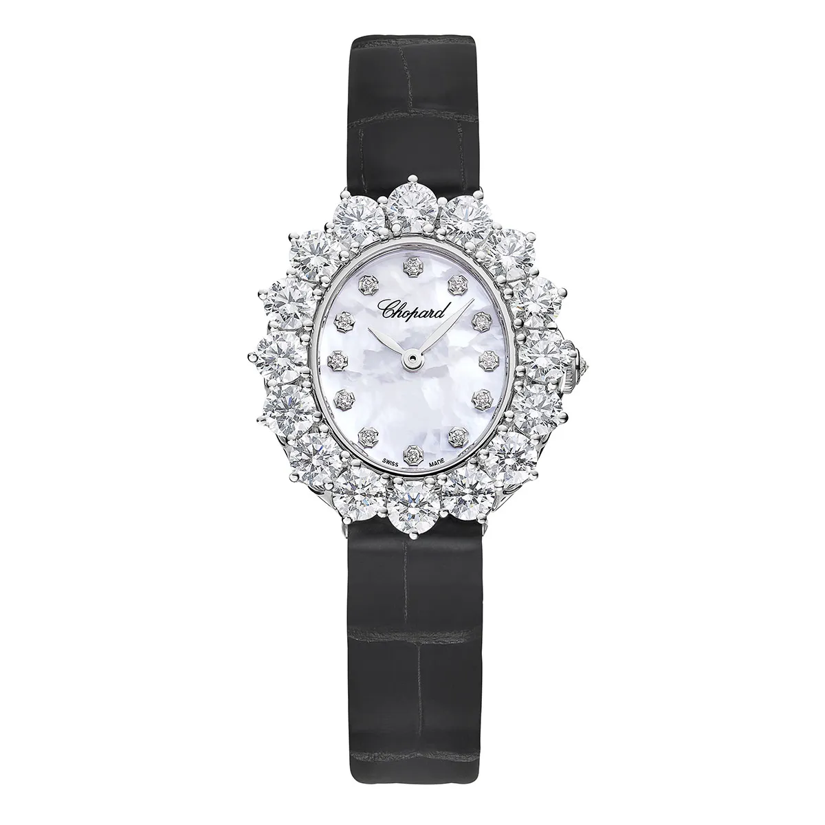 Chopard 13A393-1106 L'Heure du Diamant 30x27mm White Gold Diamond Watch 3 Chopard 13A393-1106 L'Heure du Diamant 30x27mm White Gold Diamond Watch