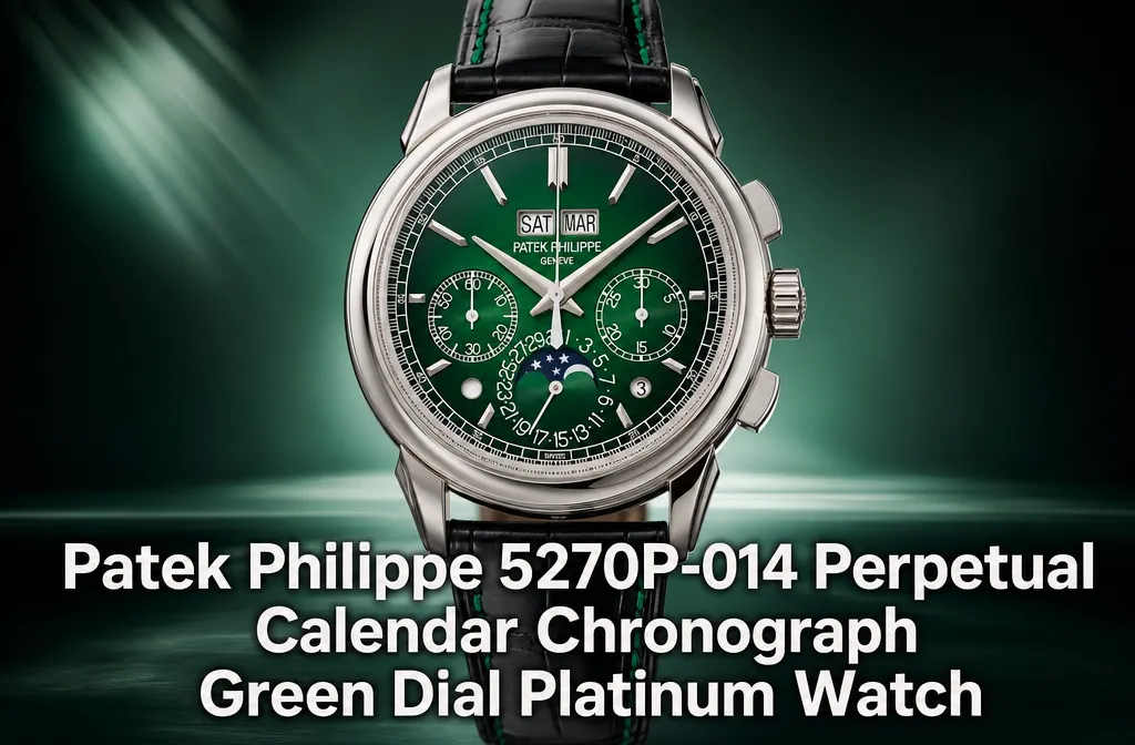 Patek Philippe 5270P-014 Perpetual Calendar Chronograph Review: The Green Dial Platinum That Earns Every Dollar