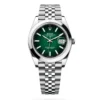 Rolex 126300-0026 Datejust 41mm Oystersteel Green Ombre Smooth Jubilee Watch