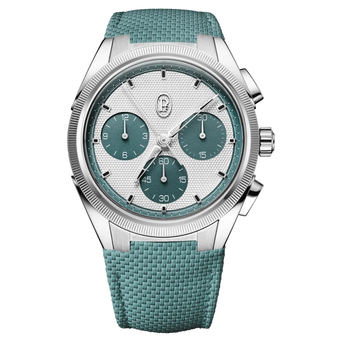 Parmigiani Fleurier PFC931-1020023-400182 Tonda PF Sport Chronograph 42mm Silver Verzasca Watch 2 Parmigiani Fleurier PFC931-1020023-400182 Tonda PF Sport Chronograph 42mm Steel Silver Watch