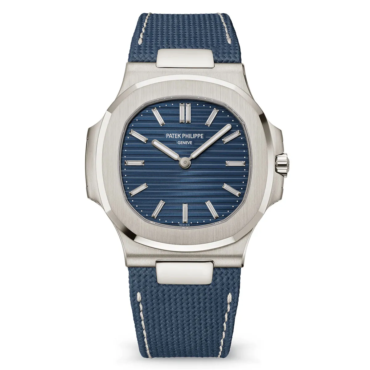 Patek Philippe 5810G-001 Nautilus 50th Anniversary 41mm White Gold Diamond Dial Watch 3 Patek Philippe 5810G-001 Nautilus 50th Anniversary 41mm White Gold Diamond Dial Watch