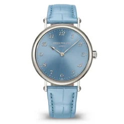 Patek Philippe 7200/50G-012 Calatrava 34.6mm White Gold Ice Blue Dial Watch