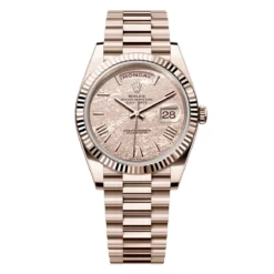 Rolex 228235JG-0002 Day-Date 40mm Jubilee Gold Gold Leaf Dial Watch