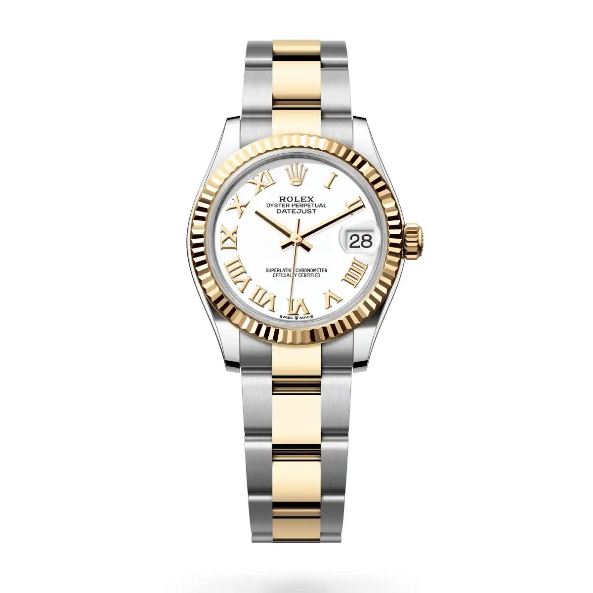 Rolex 278273-0001 Datejust 31mm Oystersteel Yellow Gold White Dial Fluted Oyster Watch 3 Rolex 278273-0001 Datejust 31mm Oystersteel Yellow Gold White Dial Fluted Oyster Watch
