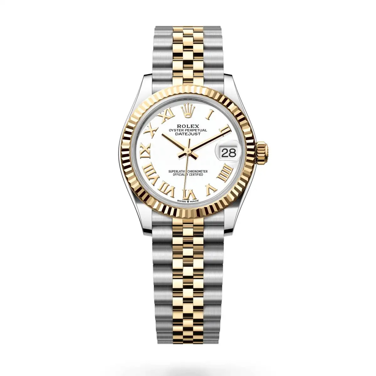 Rolex 278273-0002 Datejust 31mm Oystersteel Yellow Gold White Dial Fluted Jubilee Watch 3 Rolex 278273-0002 Datejust 31mm Oystersteel Yellow Gold White Dial Fluted Jubilee Watch