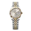Rolex 278273-0020 Datejust 31mm Oystersteel Yellow Gold Silver Diamond Dial Fluted Jubilee Watch 2 Rolex 278273-0020 Datejust 31mm Oystersteel Yellow Gold Silver Diamond Dial Fluted Jubilee Watch