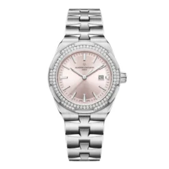 Vacheron Constantin 4605V/200A-B971 Overseas Self-Winding 35mm Steel Pink Dial Watch