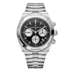 Vacheron Constantin 5520V/210A-B481 Overseas Chronograph 42.5mm Steel Black Dial Watch