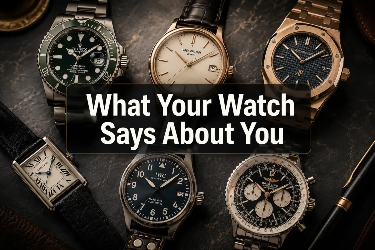 What Your Watch Says About You: A Style Guide for Every Personality 1 What Your Watch Says About You: A Style Guide for Every Personality